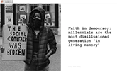 Faith in democracy-millenials